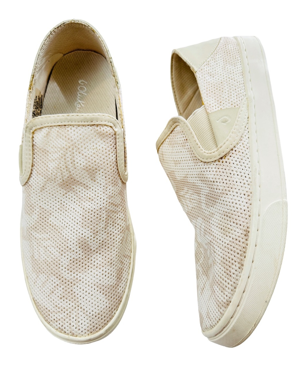Olukai Pehuea Mesh Upper Floral Slip On Sneakers